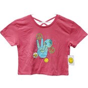 Wholesale - S-XL GIRL PEACE SIGN T-SHIRT C/P 24